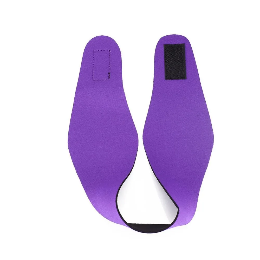 GTOS Регулируемый Женский Детский ушной ободок чехол для купания беруши для малышей защитная лента из неопрена - Цвет: purple