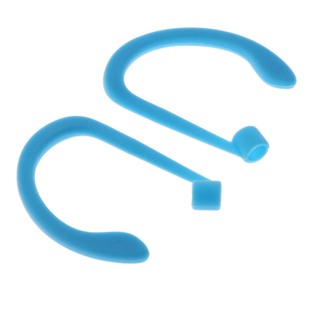 1 Pair Silicone Sports Earphone Anti-lost Ear Hook Holder for Apple AirPods iPhone 7 8 X Earpods Strap