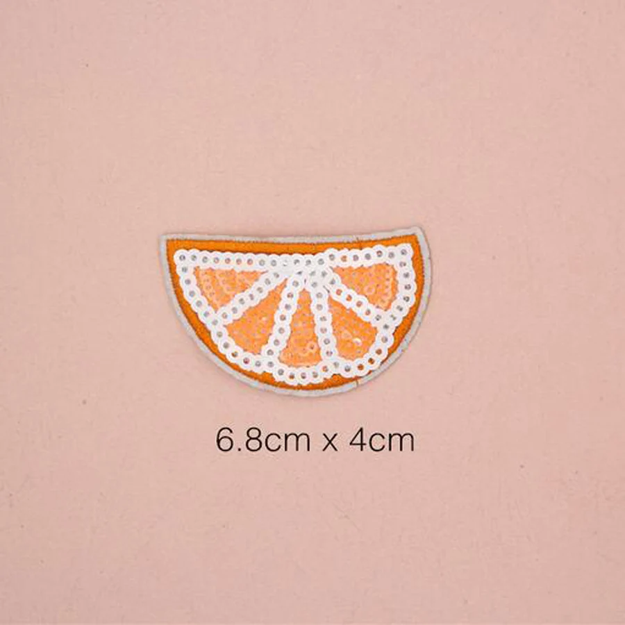 Блестки, стразы вышитые звезды патч наклейки для одежды сумка пришить железо на аппликации самодельные Украшения швейная одежда аксессуары BU30 - Цвет: BU30N3 Orange