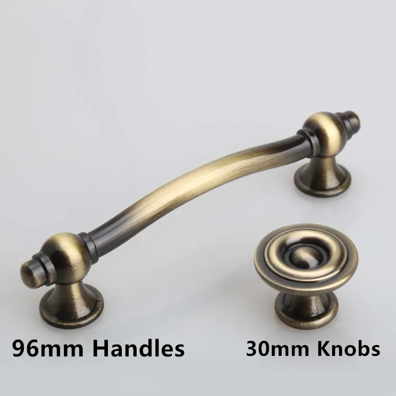 96mm European Vintage Style Kitchen Cabinet Cupboard Door Handles 96mm european vintage style kitchen cabinet cupboard door handles bronze drawer tv cabinet pulls knobs antique brass handles -in Cabinet Pulls from Home ... - 96mm European Vintage Style Kitchen Cabinet Cupboard Door Handles
