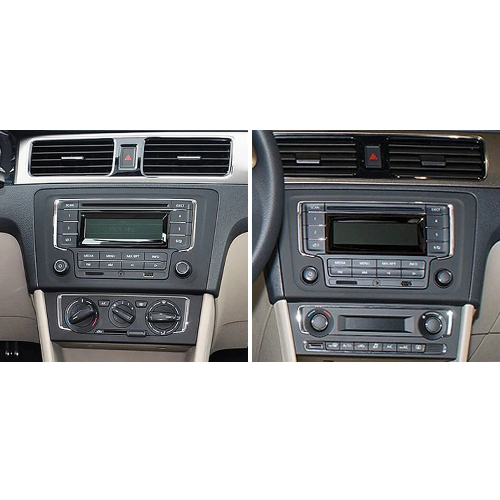 Discount Sinosmart Android 8.1 Car GPS Navigation for Volkswagen Santana 2012-2017 Radio 2din 2.5D IPS/QLED Screen 4