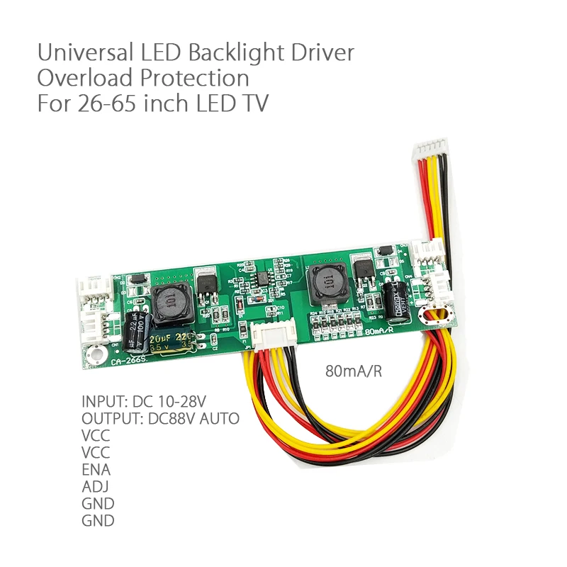 

Upgraded For 26-65inch 12V-28V Input LED TV Universal backlight Driver Boost plate TV Constant current board adjustable current