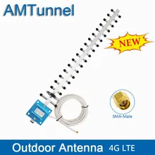 4G антенна 4G wifi LTE антенна наружная SMA папа с 5 м кабелем 20dBi wifi направленная антенна для 4G LTE роутер модем