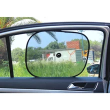 2 шт. черные боковые автомобильные солнцезащитные оттенки задние оконные шторы крышка сетчатый козырек щит экран внутренняя защита от ультрафиолетового излучения