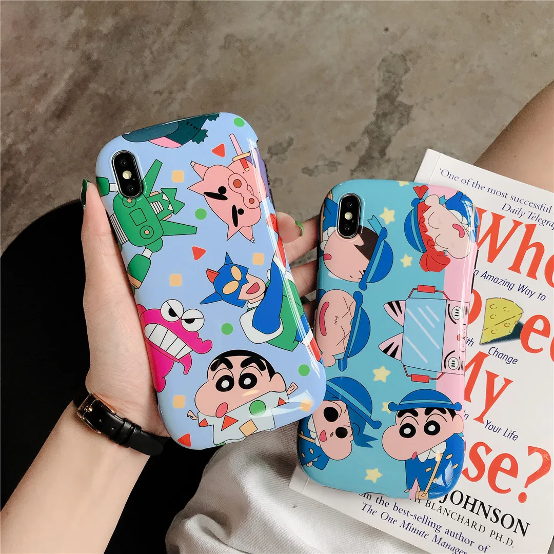 Для iphone 11 Pro Max arc Милая мультяшная форма Crayon Shinchan мобильный чехол для телефона для iphone 6 6s 7plus 8 plus X XR XS максимальный чехол