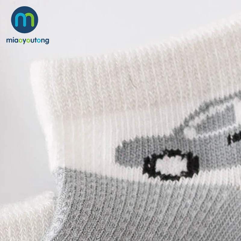 5пар Мягкая сетка интересный автомобиль из хлопка для мальчиков и девочек носки для новорожденных детские носки Miaoyoutong