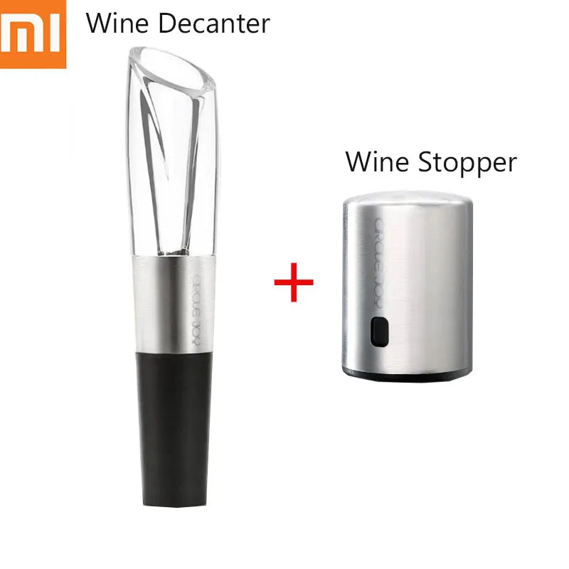

Original Xiaomi Circle Joy Stainless Steel Portable Fast Decanter Wine Vodka Portable Mini Wake-up Utensil Decanter/Stopper H30