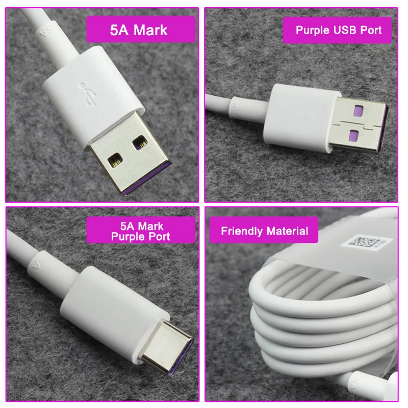 huawei 5A USB 3,1 type-C Supercharge кабель для быстрой зарядки дата 1 м 1,5 м 2 м для P30 Pro Lite mate 20 X Pro RS P20 Pro