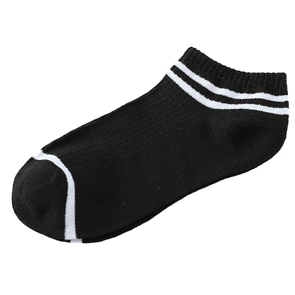 Забавные женские носки, короткие, 1 пара, для мужчин и женщин, короткие, короткие, в полоску, Chaussette Sox, Прямая поставка, HSEP3 - Цвет: A