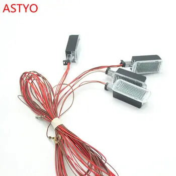 

ASTYO Car LED Footwell Light For VW Golf 5 6 Jetta MK5 MK6 Tiguan Touran Passat B6 B7 CC