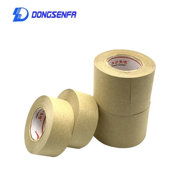 

DONGSENFA 1Roll 30M Wet Water Kraft Paper Adhesive Tape Kraft Packaging Tape Sealed Water Activated Carton Painting Sticker