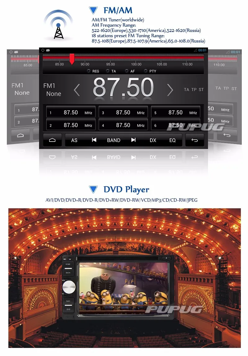 Top 2din Android 5.1.1 Car DVD player GPS+Wifi+Bluetooth+Radio+Quad Core+Capacitive Touch Screen+car pc+aduio+Steering wheel control 24
