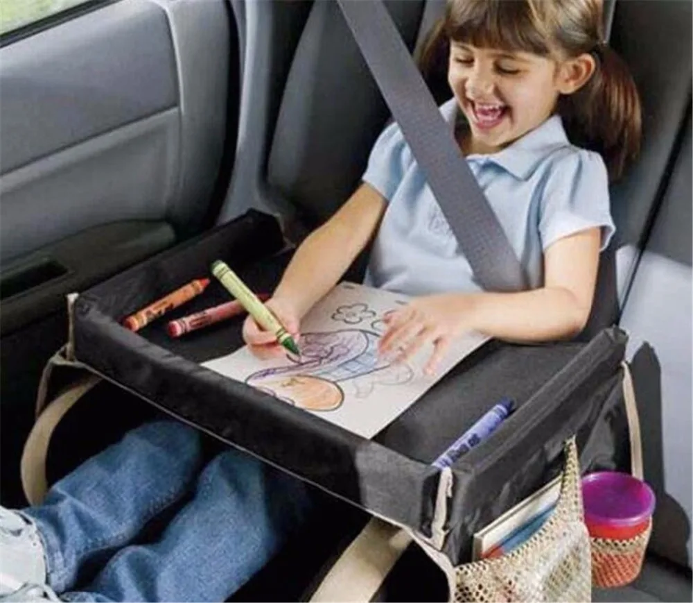 

Car Seat Waterproof Storage Children Toy Holder Tray Desk Stroller Board Table
