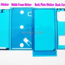 100 шт. клейкая лента для задней крышки корпуса передней лицевой панели со средней рамкой для sony Xperia Z1 L39h L39 клейкая наклейка