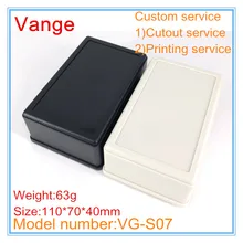 2 шт./лот корпус для изготовления форм ABS пластиковый корпус 110*70*40 мм подножки в комплекте для трансформаторного устройства