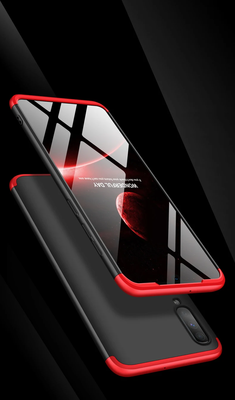 Модные 360 Полный Корпус чехол-гибрид Пластик защита чехол для телефона для samsung Galaxy A10 A20 A30 A40 A50 A60 A70 M10 M20 M30 крышка