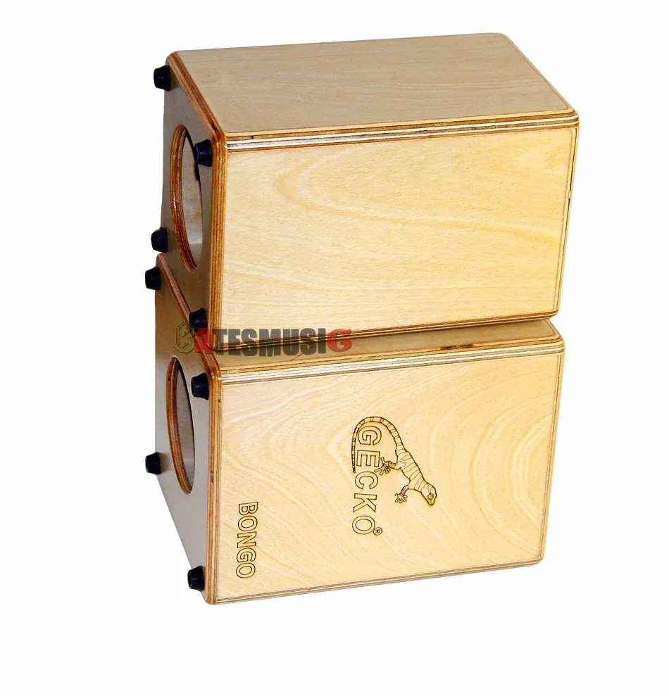 GECKO Cajon BONGO-2 два сиамских березы натурального дерева