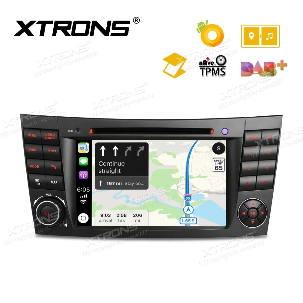 Flash Deal 7" Android 8.0 OS Car DVD Multimedia Navigation GPS Radio for Mercedes-Benz E-Class W211 2002-2008 (E200 E220 E240 E270 E280) 3