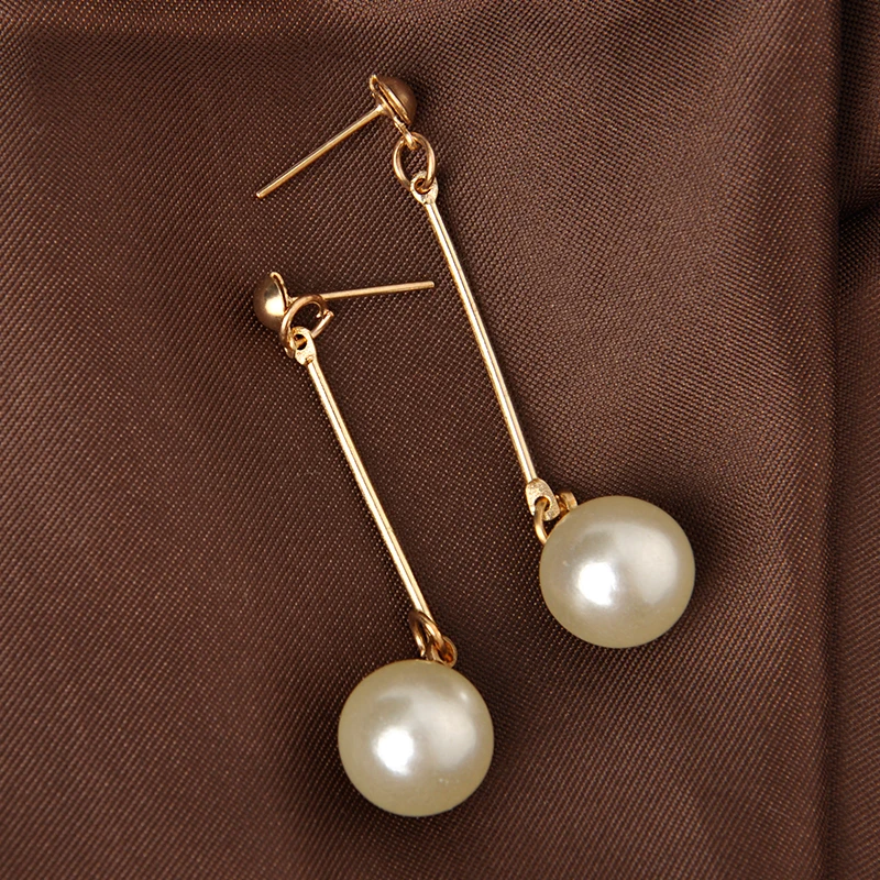 

Elegant Women Jewelry Earrings, Pearl Earrings perle pendientes boucles brincos