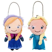 Новая мода Эльза и Анна Принцесса для девочек мини плюша Портмоне детей мягкие Сумки для детей Подарки