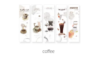 coffee 30 шт./упак. каваи город путешествия Кофе Закладка для книги Бумага закладки страничная Закладка школьные канцелярские принадлежности Papeleria sl1880 - Цвет: coffee