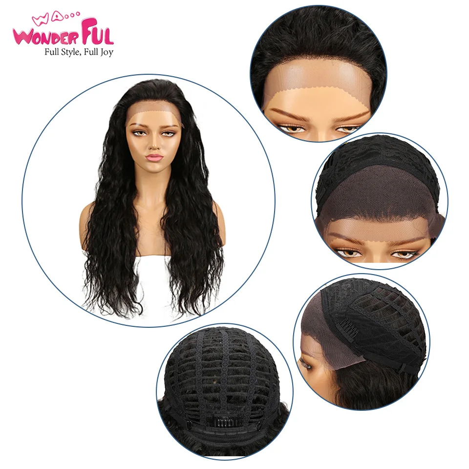 Бразильские натуральные волнистые волосы remy, парики на кружеве, человеческие волосы, волнистые парики, человеческие волосы, парики на шнурке для черных женщин, 14-28 дюймов