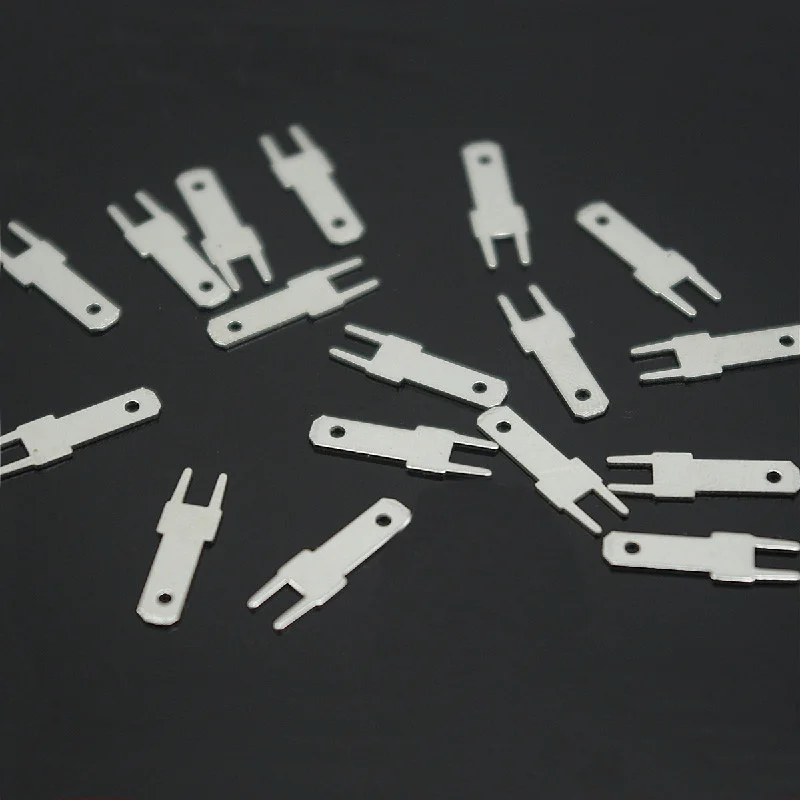 

2.8mm flat circuit board soldering pad PCB solder plate insert male terminal 0.5 thick connector