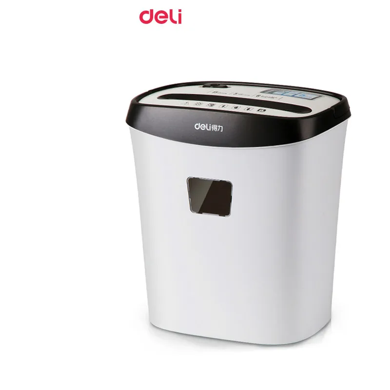 

Deli 9928 15L Electric Mini Shredder Gear Office Household Use High Power Electric Shredding 220V/60W Paper Shredder 1.6m/min