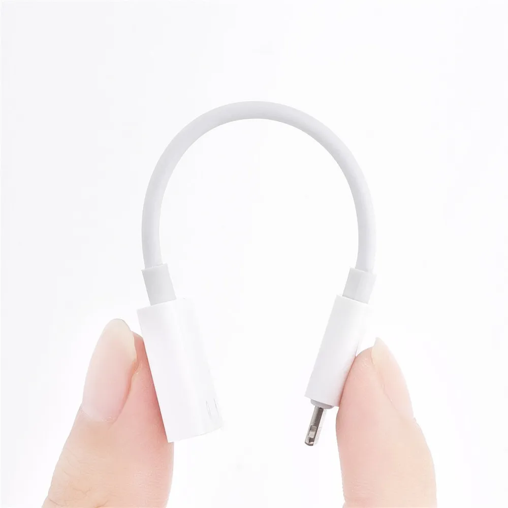 2 in 1 Dual Lightning Adapter Charging Audio Adapter For iPhone 8 7 Plus 10 X Charger Splitter Headphone Adapter High Quality