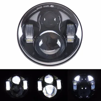 

5-3/4 5.75'' Inch LED Projection Headlights for Harley Davidson MOTO Motorcycle With Angel Eye DRL For Harley Dyna