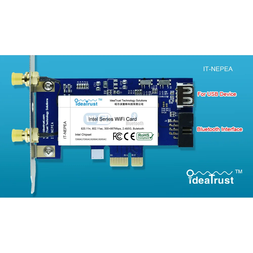 Prix pour IT-NEPEA-8265ac 802.11AC Intel 8265 ac 8265AC 8265NGW PCI-E PCIe 1x X1 BT 4.2 WiFi Carte Pour PC de bureau PK Intel 7260 7265 8260 Prix pour IT-NEPEA-8265ac 802.11AC Intel 8265 ac 8265AC 8265NGW PCI-E PCIe 1x X1 BT 4.2 WiFi Carte Pour PC de bureau PK Intel 7260 7265 8260