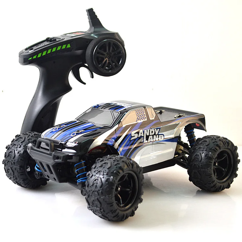 Горячая RC автомобиль дистанционного управления автомобиль 2,4 ГГц 4WD высокая скорость внедорожные Быстрый гоночный Дрифтинг Багги хобби автомобиль 1:18 электрический автомобиль ct098 - Цвет: Синий