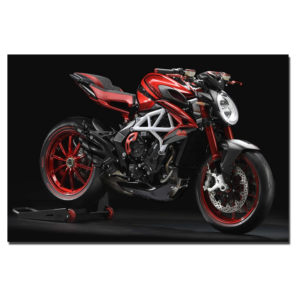 DIY рамка Холст Картина MV Agusta Brutale 800 мотоцикл плакат настенные художественные