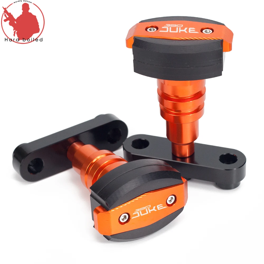 

Duke 390 Motorcycle Accessories Cnc Frame Sliders Falling Protection Anti Crash Pad Sides For KTM DUKE 390 DUKE390 2013-2018