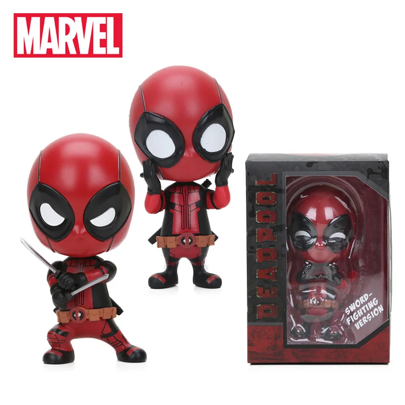 Мини 10 см Marvel Toys Дэдпул фигурка поплавок 1/10 шкала предварительно окрашенный