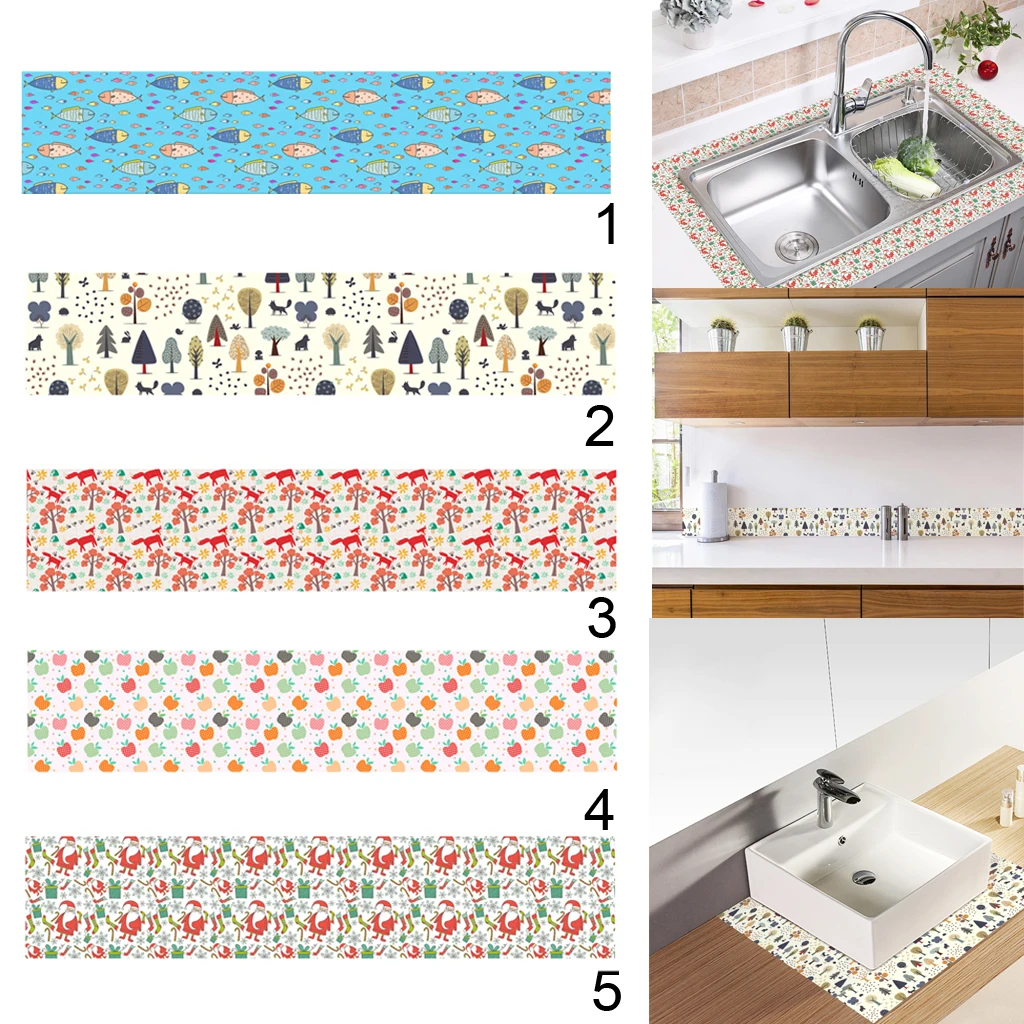 Ванная комната Кухня плинтус ПВХ водонепроницаемый стены границы самоклеющиеся стикер для настенной плитки дома Талия Декор