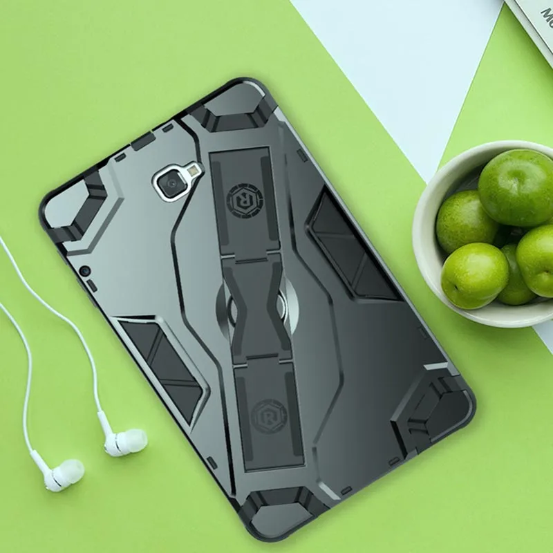 

AORUiiKA For Samsung Galaxy Tab A A6 10.1 SM-T580 T585/N Kids Safe Shockproof TPU Silicone Cover full protection case + Stylus