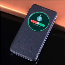 Smart Slee чехол для Asus Zenfone 3 ZE520KL ZE552KL ZC550KL Wake View, откидной Чехол для телефона, роскошный кожаный чехол-Сумка Для Zenfone Max