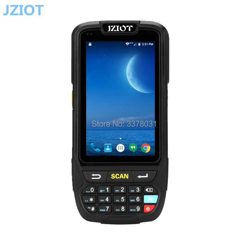 Портативный Android PDA 1D 2D сканер JZIOT телефон с зарядным устройством экран 4 дюйма 16 Гб