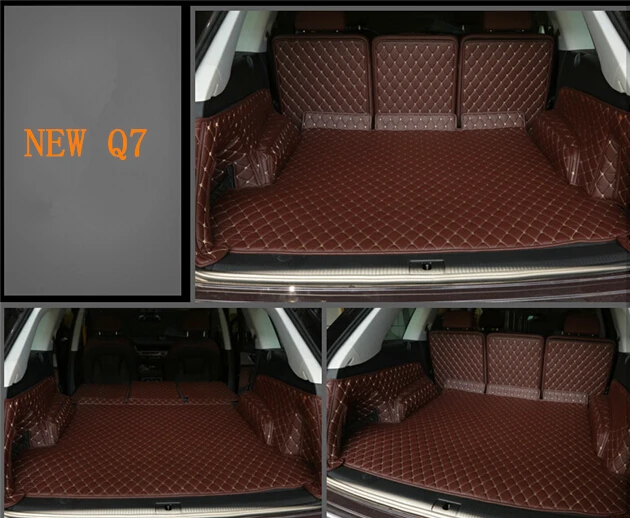 Best Quality! Special Trunk Mats For Audi Q7 5 Seats 20182015