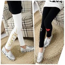 Новая детская одежда в Корейском стиле для эластичные Для досуга детский хит детская Брюки для девочек