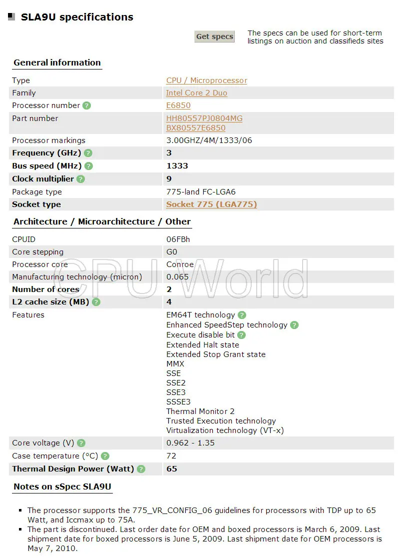 E6850