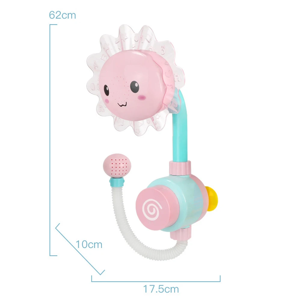 MrY Baby Funny Water Game Bath Toy Bathing Tub Sunflower Shower Faucet Spray Water Swimming Bathroom 5