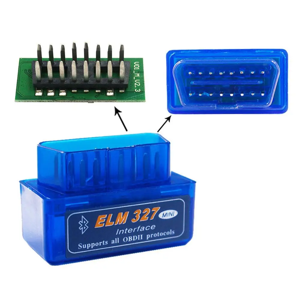 Автомобильный диагностический инструмент Mini ELM327 Bluetooth V2.1 OBD2 25K80 чип ELM 327 для Android /