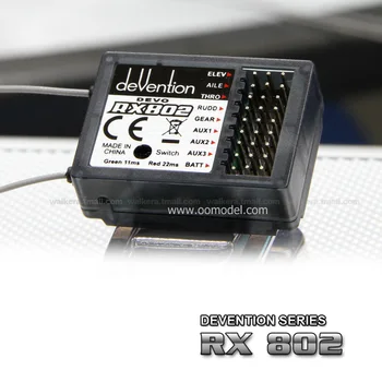 

Walkera RX802 8 CH Receiver Devention Receiver for Walkera devo 6/devo 7/devo8s/devo10/devo12 Free Shipping