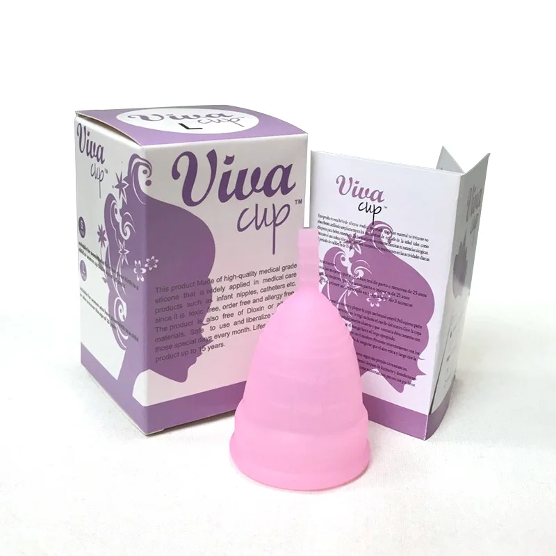 

Medical Grade Silicone Menstrual Cup for Women Feminine Hygine Product Health Care Anner Cup with retail package