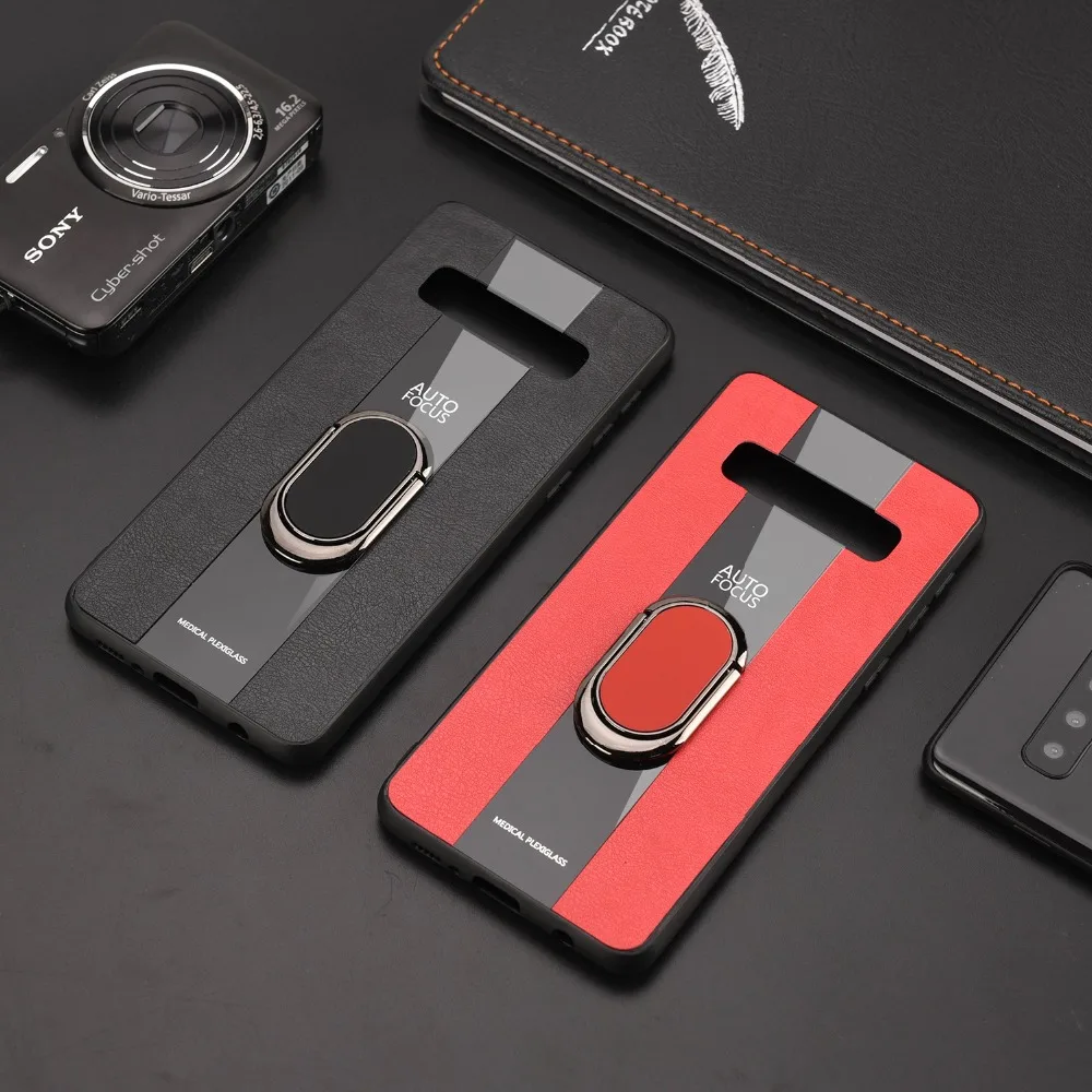 Case For Samsung Note9 S10e S10 Plus Cover Cool PU leather Litchi Skin Magnetic Stand Man S9 S8 Cases |