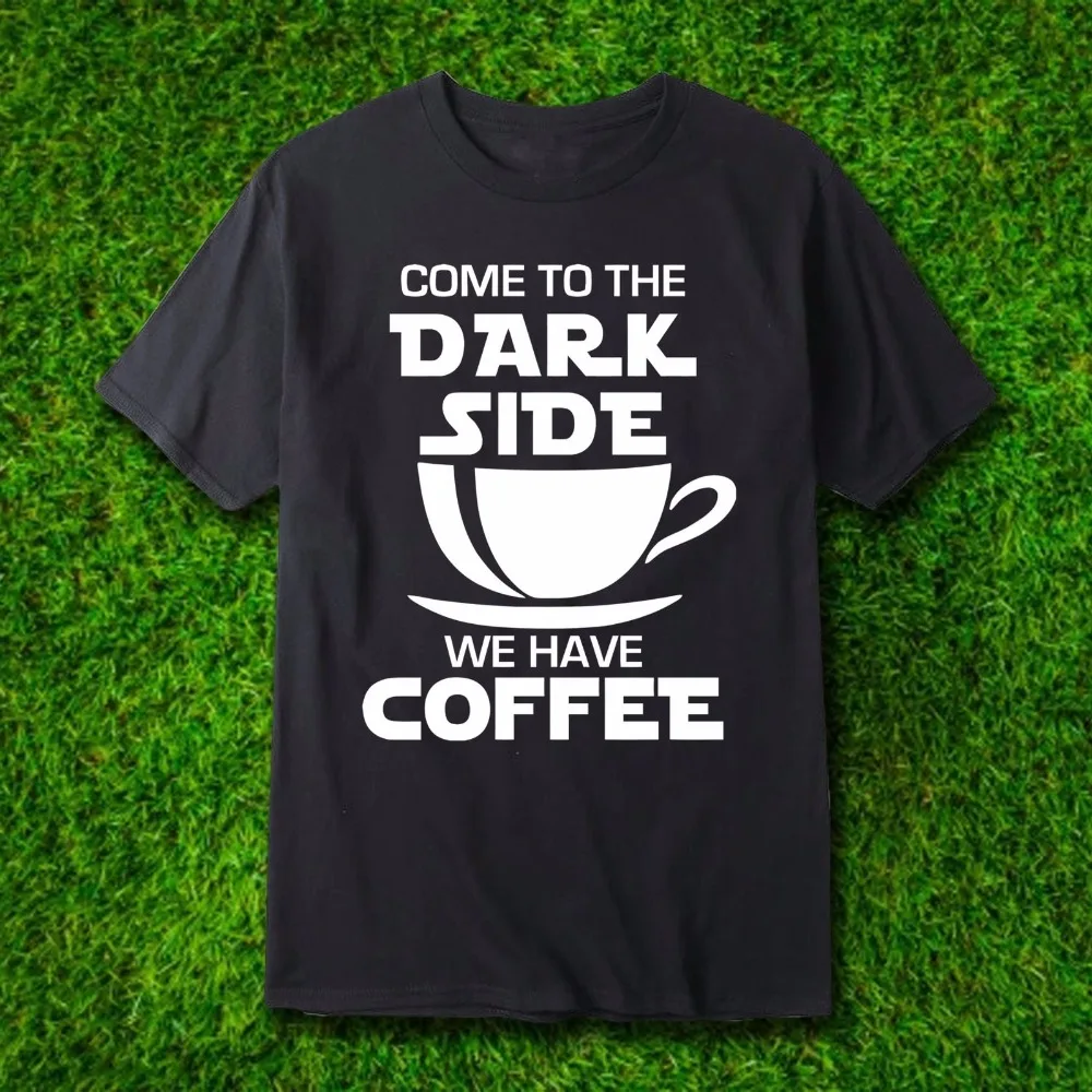 Download Crazy T Shirts Crew Neck Dark Side Funny Coffee Design T ...