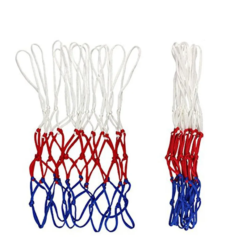 

Three Color Standard Universal Nylon Basketball Net Thread Sports Basketball Hoop Mesh outdoor sport basketball net Droshipping