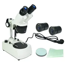 20x 40x Binocular Stereo Microscope Industrial microscope LED light repair HD zoom mobile phone source jewelry identification 20x 40x sector base binocular stereo microscope pcb microscope cell phone mobile phone repair with top and bottom led light
